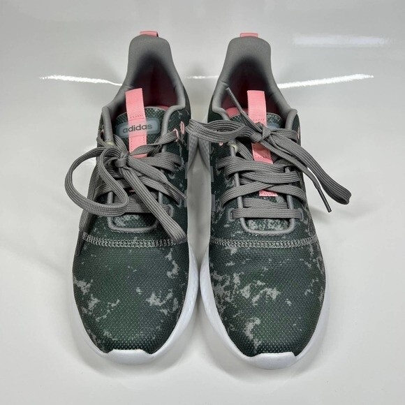 Adidas Cloudfoam PureMotion Women's Athletic Running Sneaker Camo Gray-Pink 11 - Picture 6 of 14